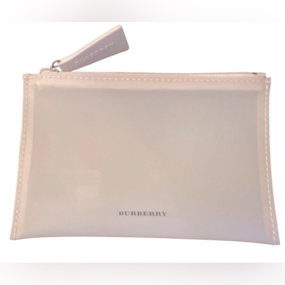 Burberry Handbags - NIP Burberry Zip Pink Opaque Pouch - Beauty